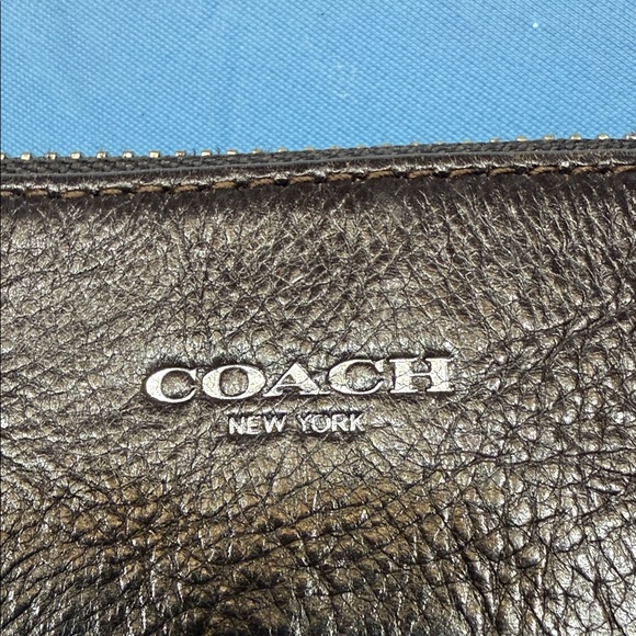 Coach Signature Tan and Brown Crossbody Bag and key charm - Picture 4 of 11